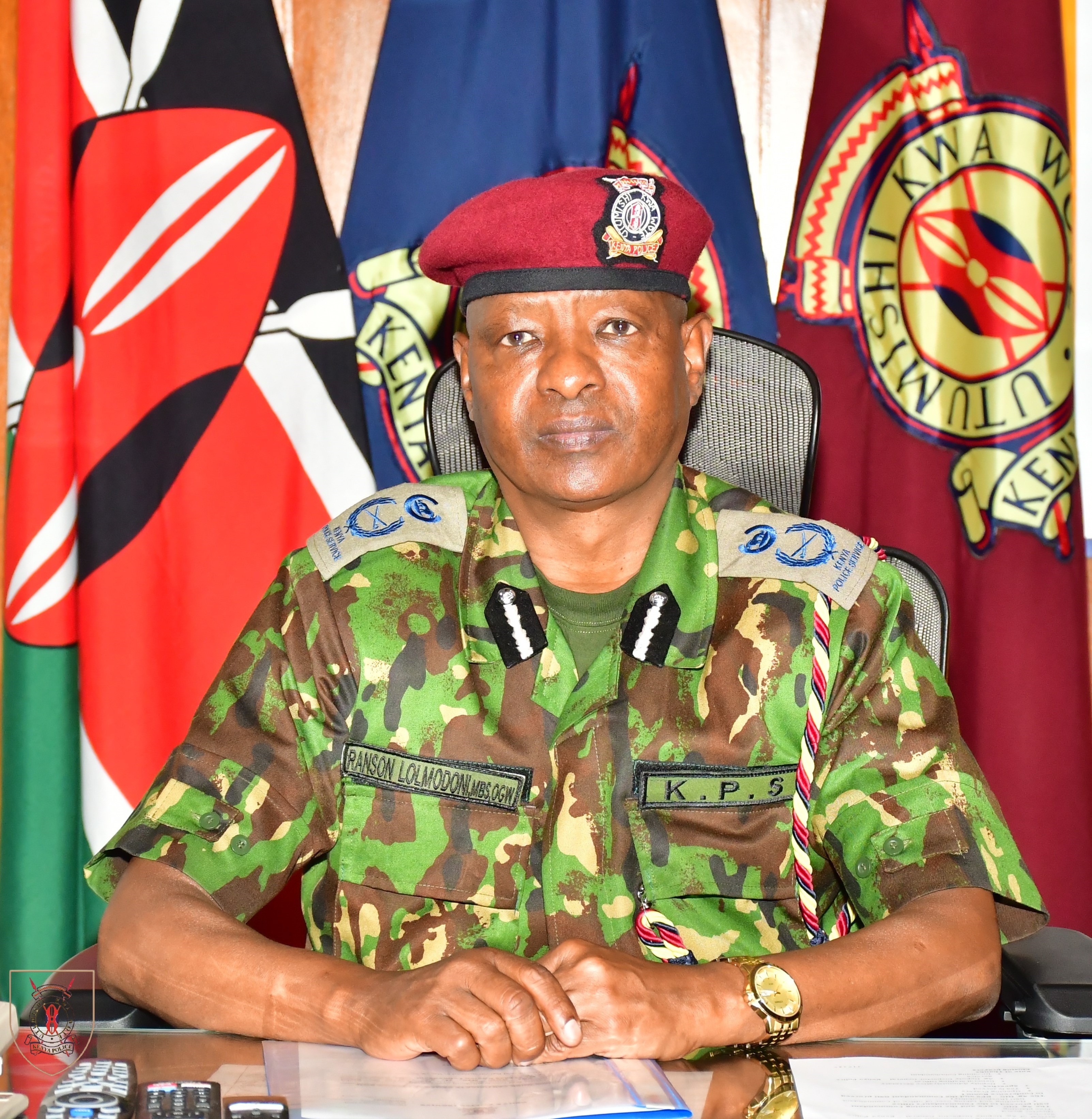 Mr. Eliud K. Lagat, EBS, OGW, HSC, ss, ndc(K) Commandant - General Service Unit